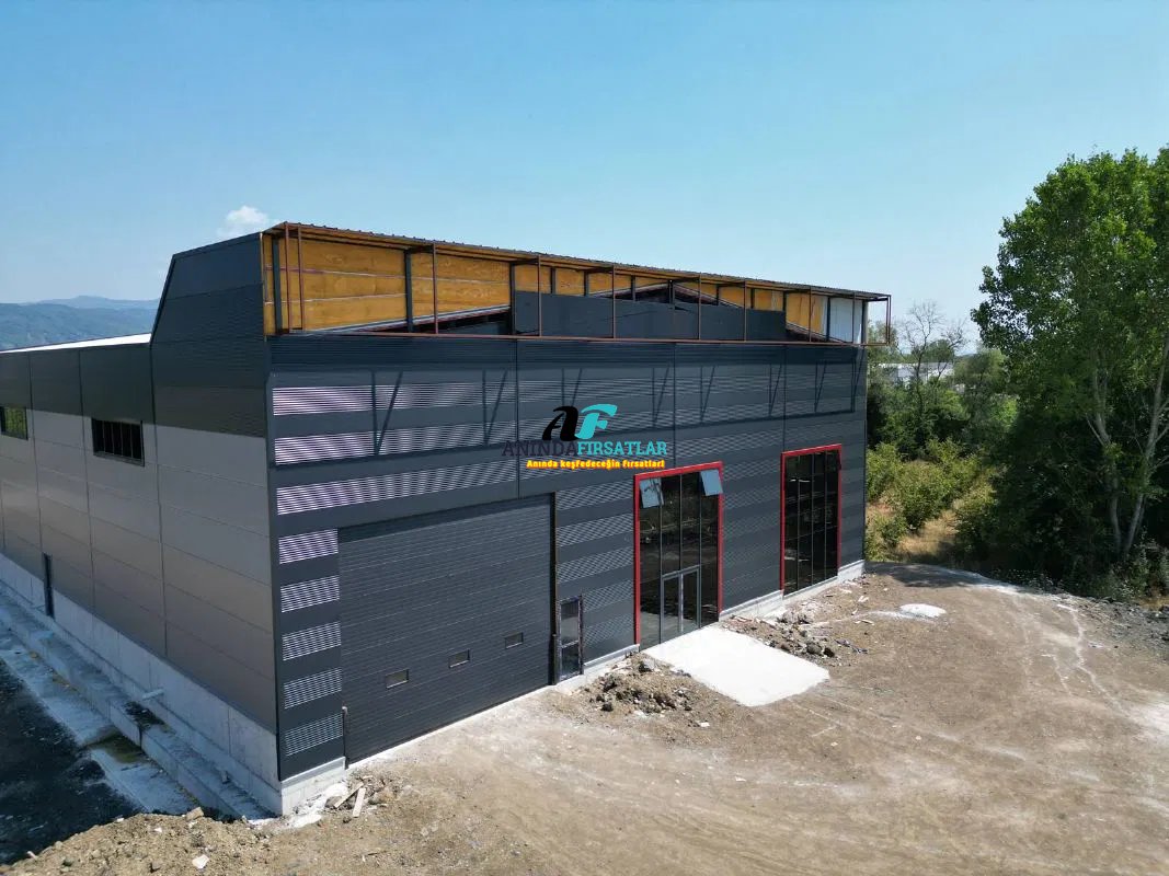 GÜMÜŞOVA'DA 3780 M2 ARSA İÇİNDE 1250 M2 SATILIK FABRİKA DEPO